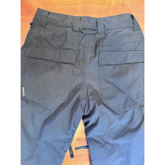 Quiksilver Snow Pants Youth 12 Black Waterproof Dryflight Ski Snowboard Pants - Picture 7 of 11